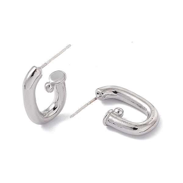 PandaHall Rack Plating Alloy Stud Earring Findings, Half Hoop Earring Findings, with 925 Sterling Silver Pins, Cadmium Free & Lead Free...
PandaHall Rack Plating Alloy Stud Earring Findings, Half Hoop Earring Findings, with 925 Sterling Silver Pins, Cadmium Free & Lead Free...
