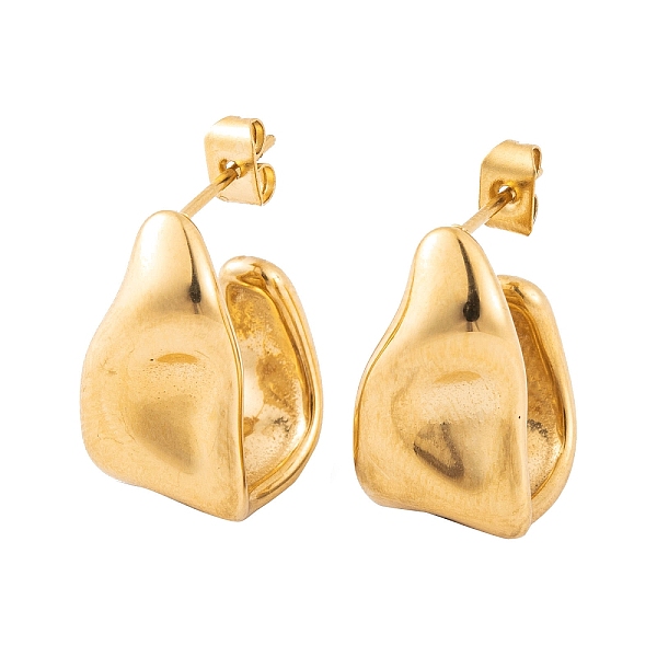 PandaHall Wave Geometric 304 Stainless Steel Stud Earrings for Women, Golden, 21x11mm 304 Stainless Steel
PandaHall Wave Geometric 304 Stainless Steel Stud Earrings for Women, Golden, 21x11mm 304 Stainless Steel