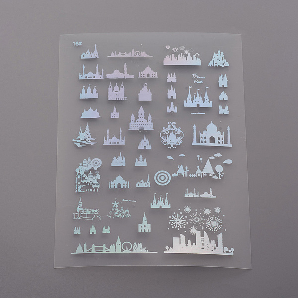 PandaHall Waterproof Transparent Plastic Stickers, Laser Effect Decorative Stickers, Filling Material for Resin Art, Building Pattern...
PandaHall Waterproof Transparent Plastic Stickers, Laser Effect Decorative Stickers, Filling Material for Resin Art, Building Pattern...