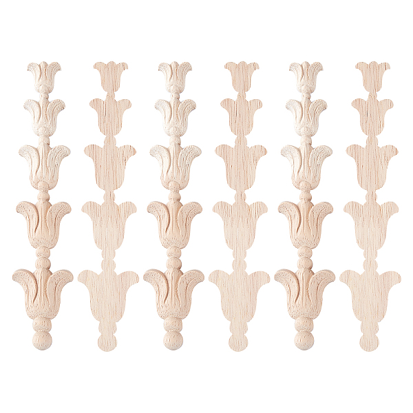 PandaHall SUPERFINDINGS 6Pcs Rubber Wooden Carved Decor Applique, for Home Furniture Corner Decorations Accessories, BurlyWood, 170x36x6.5mm..., Orange
PandaHall SUPERFINDINGS 6Pcs Rubber Wooden Carved Decor Applique, for Home Furniture Corner Decorations Accessories, BurlyWood, 170x36x6.5mm..., Orange