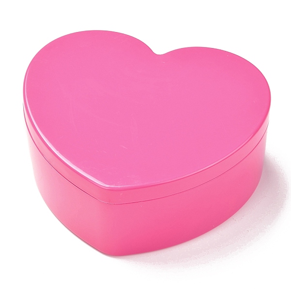 PandaHall Heart Plastic Jewelry Boxes, Double Layer with Cover and Mirror, Hot Pink, 12.2x13.3x5.55cm, 4 compartments/box Plastic Heart
PandaHall Heart Plastic Jewelry Boxes, Double Layer with Cover and Mirror, Hot Pink, 12.2x13.3x5.55cm, 4 compartments/box Plastic Heart