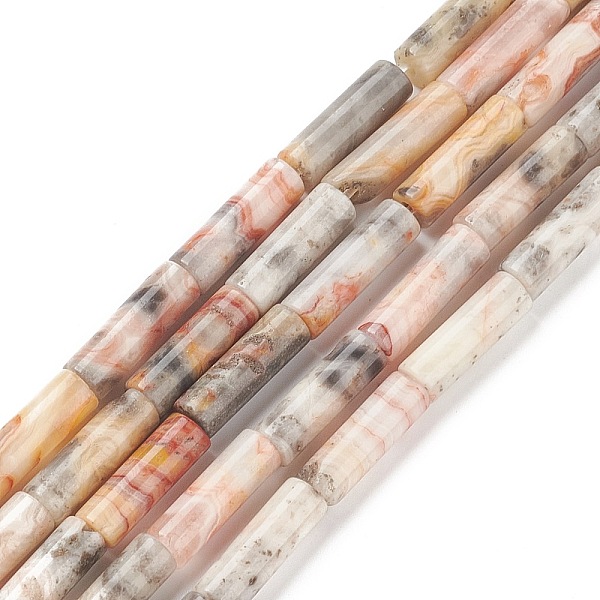 PandaHall Natural Crazy Lace Agate Beads Strands, Column, 13~14x4mm, Hole: 1mm, about 30pcs/strand, 15.9 inch(40.5cm) Crazy Agate Column
PandaHall Natural Crazy Lace Agate Beads Strands, Column, 13~14x4mm, Hole: 1mm, about 30pcs/strand, 15.9 inch(40.5cm) Crazy Agate Column