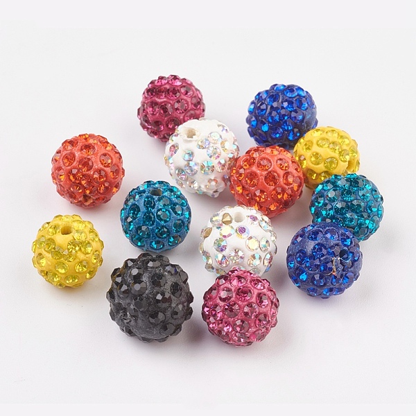 PandaHall Pave Disco Ball Beads, Polymer Clay Rhinestone Beads, Round, Mixed Color, 12mm, Hole: 1.8mm Polymer Clay+Glass Rhinestone Round..., Multicolor
PandaHall Pave Disco Ball Beads, Polymer Clay Rhinestone Beads, Round, Mixed Color, 12mm, Hole: 1.8mm Polymer Clay+Glass Rhinestone Round..., Multicolor