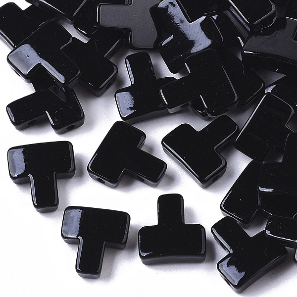 PandaHall Spray Painted Alloy Multi-Strand Links, Cadmium Free & Lead Free, For Tile Elastic Bracelets Making, T Shape, Black, 11x10.5x4mm...
PandaHall Spray Painted Alloy Multi-Strand Links, Cadmium Free & Lead Free, For Tile Elastic Bracelets Making, T Shape, Black, 11x10.5x4mm...