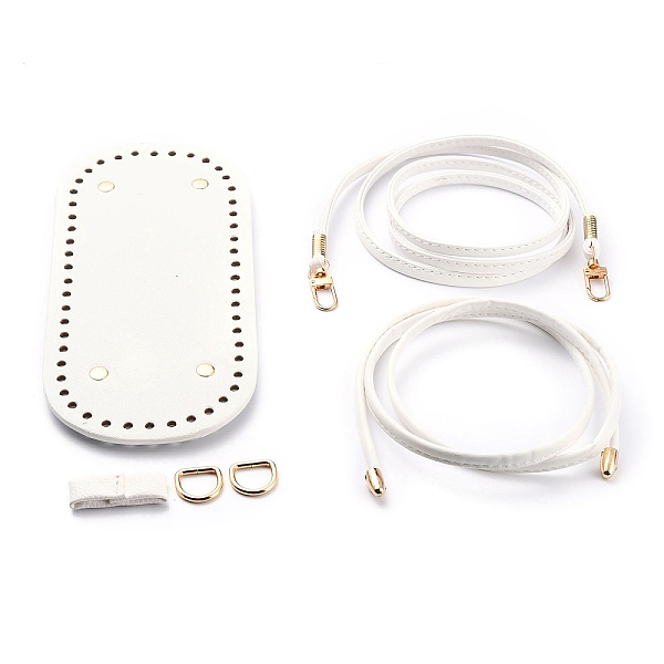 PandaHall (Defective Closeout Sale: Metal Oxidation), DIY PU Leather Knitting Crochet Bags, with Bottom, Drawstring and Shoulder Strap, for..., White
PandaHall (Defective Closeout Sale: Metal Oxidation), DIY PU Leather Knitting Crochet Bags, with Bottom, Drawstring and Shoulder Strap, for..., White