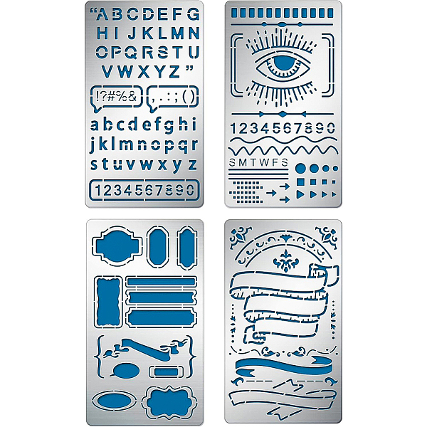 PandaHall BENECREAT 4Pcs 4 Style Stainless Steel Cutting Dies Stencils, for DIY Scrapbooking/Photo Album, Decorative Embossing DIY Paper...
PandaHall BENECREAT 4Pcs 4 Style Stainless Steel Cutting Dies Stencils, for DIY Scrapbooking/Photo Album, Decorative Embossing DIY Paper...