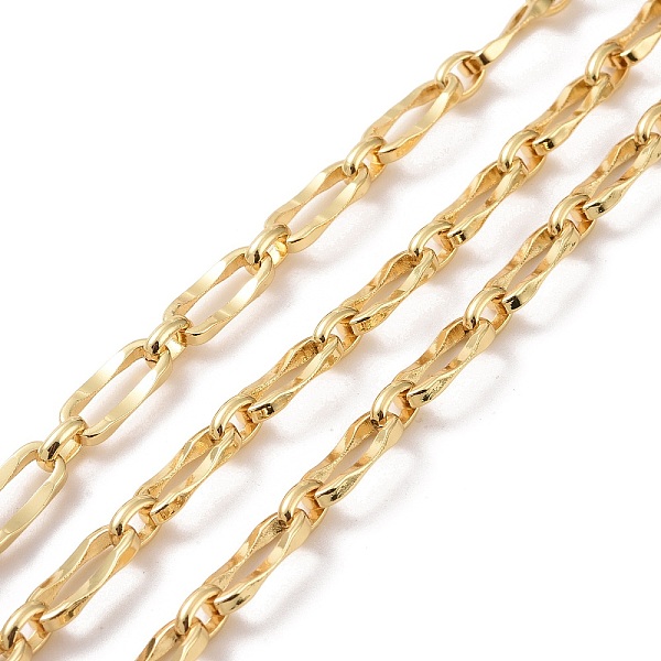 PandaHall Brass Oval Link Chains, Unwelded, with Spool, Cadmium Free & Lead Free, Real 18K Gold Plated, 14x6.5x2mm, 6.5x5x2mm Brass
PandaHall Brass Oval Link Chains, Unwelded, with Spool, Cadmium Free & Lead Free, Real 18K Gold Plated, 14x6.5x2mm, 6.5x5x2mm Brass