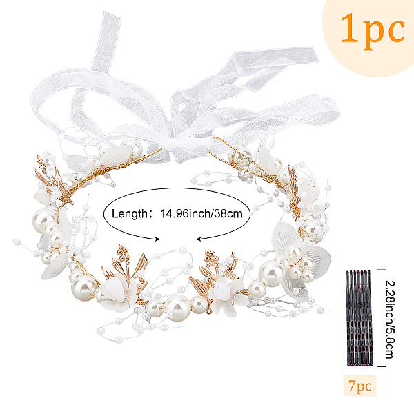 PandaHall CRASPIRE Crystal Headpiece Rhinestone Pearl Headband Alloy Floral Bridal Hair Accessories Communion Wedding Prom Photography for..., White
PandaHall CRASPIRE Crystal Headpiece Rhinestone Pearl Headband Alloy Floral Bridal Hair Accessories Communion Wedding Prom Photography for..., White