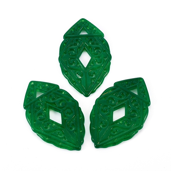 PandaHall Natural Dyed Jade Big Pendants, Leaf, 51~51.5x31~32x3~3.5mm, Hole: 1.2mm Jade Leaf Green
PandaHall Natural Dyed Jade Big Pendants, Leaf, 51~51.5x31~32x3~3.5mm, Hole: 1.2mm Jade Leaf Green