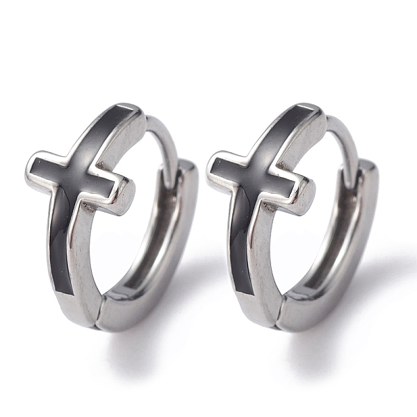 PandaHall 316 Stainless Steel Cross Hoop Earrings for Men Women, Stainless Steel Color, 13x7x15mm, Pin: 1mm 316 Surgical Stainless Steel...
PandaHall 316 Stainless Steel Cross Hoop Earrings for Men Women, Stainless Steel Color, 13x7x15mm, Pin: 1mm 316 Surgical Stainless Steel...