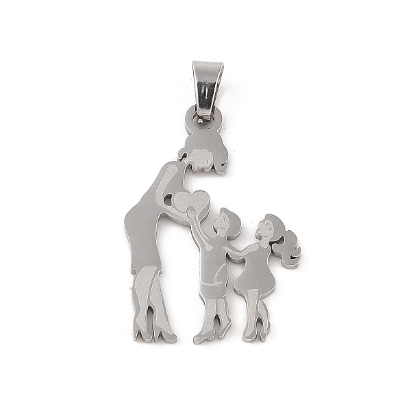 PandaHall Mother's Day 304 Stainless Steel Pendants, Laser Cut, Mother and Child Charm, Stainless Steel Color, 32x22x1mm, Hole: 6x4mm 304...
PandaHall Mother's Day 304 Stainless Steel Pendants, Laser Cut, Mother and Child Charm, Stainless Steel Color, 32x22x1mm, Hole: 6x4mm 304...