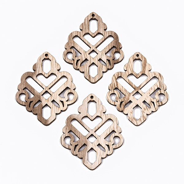 PandaHall Unfinished Hollow Wood Big Pendants, Undyed, Laser Cut Wood Shapes, Antique White, 60x48x2.5mm, Hole: 2mm Wood Others
PandaHall Unfinished Hollow Wood Big Pendants, Undyed, Laser Cut Wood Shapes, Antique White, 60x48x2.5mm, Hole: 2mm Wood Others