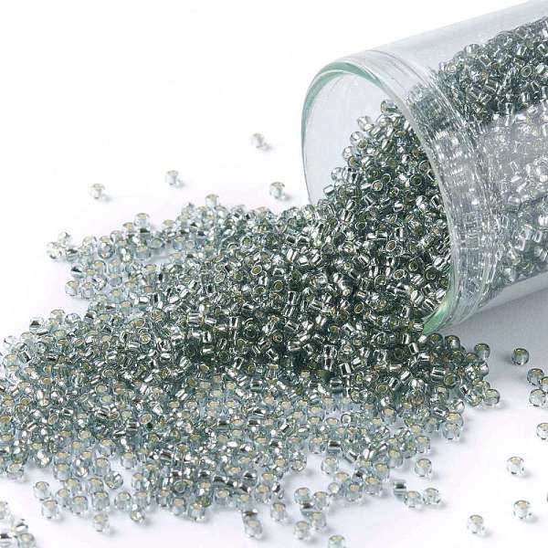 PandaHall TOHO Round Seed Beads, Japanese Seed Beads, (29) Silver Lined Light Black Diamond, 15/0, 1.5mm, Hole: 0.7mm, about 3000pcs/bottle..., Gray
PandaHall TOHO Round Seed Beads, Japanese Seed Beads, (29) Silver Lined Light Black Diamond, 15/0, 1.5mm, Hole: 0.7mm, about 3000pcs/bottle..., Gray