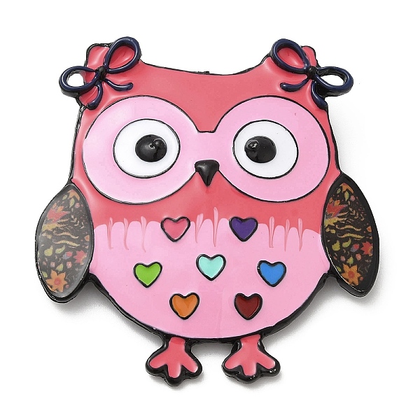 PandaHall Heart Owl Enamel Pins, Electrophoresis Black Alloy Brooch for Women, Red, 55x52.5x13.5mm Alloy+Rhinestone Owl Red
PandaHall Heart Owl Enamel Pins, Electrophoresis Black Alloy Brooch for Women, Red, 55x52.5x13.5mm Alloy+Rhinestone Owl Red
