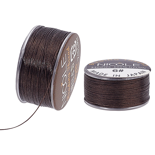 PandaHall Nylon Beading Thread, Seed Bead Thread, Nylon String for Jewelry Beading Bracelets Making, Coconut Brown, 0.1mm, about 50.31 Yards..., Black
PandaHall Nylon Beading Thread, Seed Bead Thread, Nylon String for Jewelry Beading Bracelets Making, Coconut Brown, 0.1mm, about 50.31 Yards..., Black