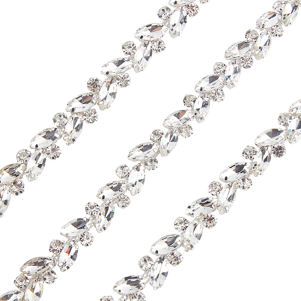 PandaHall GORGECRAFT 1 Yard Rhinestone Trim Chain Applique Bling Decoration Flexible Sewing Crafts Bridal Costume Embellishment Beaded Trim..., Clear
PandaHall GORGECRAFT 1 Yard Rhinestone Trim Chain Applique Bling Decoration Flexible Sewing Crafts Bridal Costume Embellishment Beaded Trim..., Clear