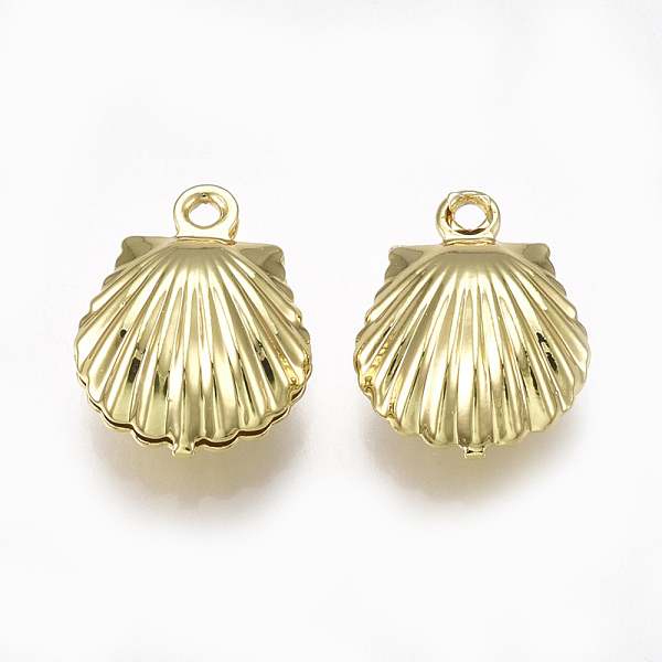 PandaHall Brass Charms, Shell, Real 18K Gold Plated, 13x10x4.5mm, Hole: 1.2mm Brass Shell Shape
PandaHall Brass Charms, Shell, Real 18K Gold Plated, 13x10x4.5mm, Hole: 1.2mm Brass Shell Shape