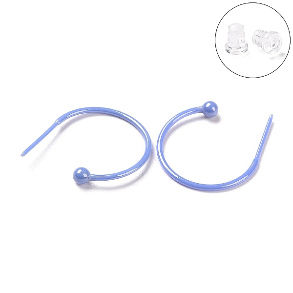 PandaHall Hypoallergenic Bioceramics Zirconia Ceramic Ring Stud Earrings, Half Hoop Earrings, No Fading and Nickel Free, Cornflower Blue...
PandaHall Hypoallergenic Bioceramics Zirconia Ceramic Ring Stud Earrings, Half Hoop Earrings, No Fading and Nickel Free, Cornflower Blue...