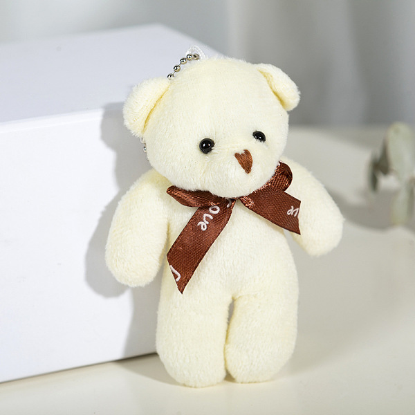 PandaHall Cute Plush PP Cotton Bear Doll Pendant Decorations, with Alloy Findings, for Keychain Bag Decoration, Beige, 12cm Cotton Bear..., Yellow
PandaHall Cute Plush PP Cotton Bear Doll Pendant Decorations, with Alloy Findings, for Keychain Bag Decoration, Beige, 12cm Cotton Bear..., Yellow
