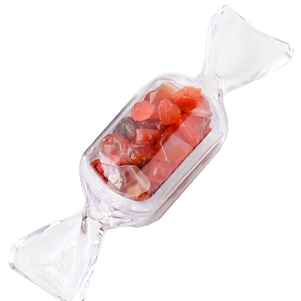 PandaHall Raw Natural Carnelian Chip in Plastic Candy Box Display Decorations, Reiki Energy Stone Ornament, 80mm Carnelian Candy
PandaHall Raw Natural Carnelian Chip in Plastic Candy Box Display Decorations, Reiki Energy Stone Ornament, 80mm Carnelian Candy