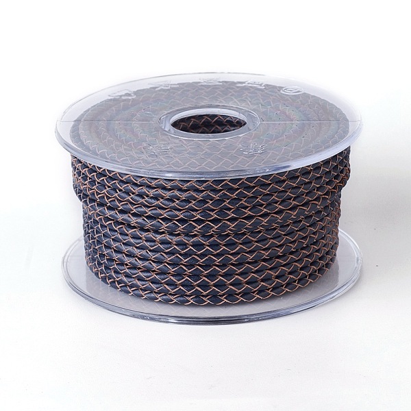 PandaHall Braided Cowhide Cord, Leather Jewelry Cord, Jewelry DIY Making Material, Prussian Blue, 4mm, about 32.8 yards(30m)/roll Cowhide...
PandaHall Braided Cowhide Cord, Leather Jewelry Cord, Jewelry DIY Making Material, Prussian Blue, 4mm, about 32.8 yards(30m)/roll Cowhide...
