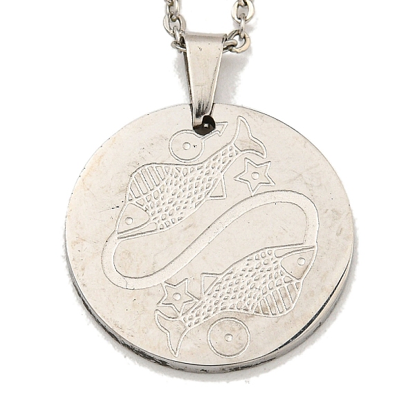 PandaHall Constellation Pendant Necklaces, 304 Stainless Steel Cable Chain Necklaces, Pisces, 19.96 inch(50.7cm) 304 Stainless Steel Pisces
PandaHall Constellation Pendant Necklaces, 304 Stainless Steel Cable Chain Necklaces, Pisces, 19.96 inch(50.7cm) 304 Stainless Steel Pisces