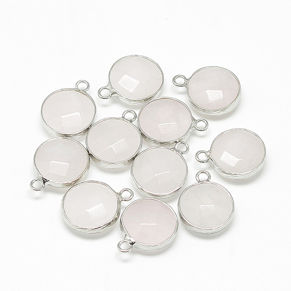 PandaHall Natural Rose Quartz Pendants, with Brass Findings, Faceted, Flat Round, Platinum, Misty Rose, 19~21x15~16x6~7mm, Hole: 2mm Rose..., Red
PandaHall Natural Rose Quartz Pendants, with Brass Findings, Faceted, Flat Round, Platinum, Misty Rose, 19~21x15~16x6~7mm, Hole: 2mm Rose..., Red