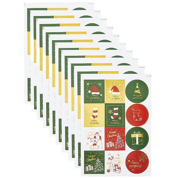 PandaHall CRASPIRE 120pcs Christmas Stickers Labels 1.5Inch Rectangle Round Gold Laser Merry Christmas Tags Stickers Self Adhesive Xmas..., Multicolor
PandaHall CRASPIRE 120pcs Christmas Stickers Labels 1.5Inch Rectangle Round Gold Laser Merry Christmas Tags Stickers Self Adhesive Xmas..., Multicolor