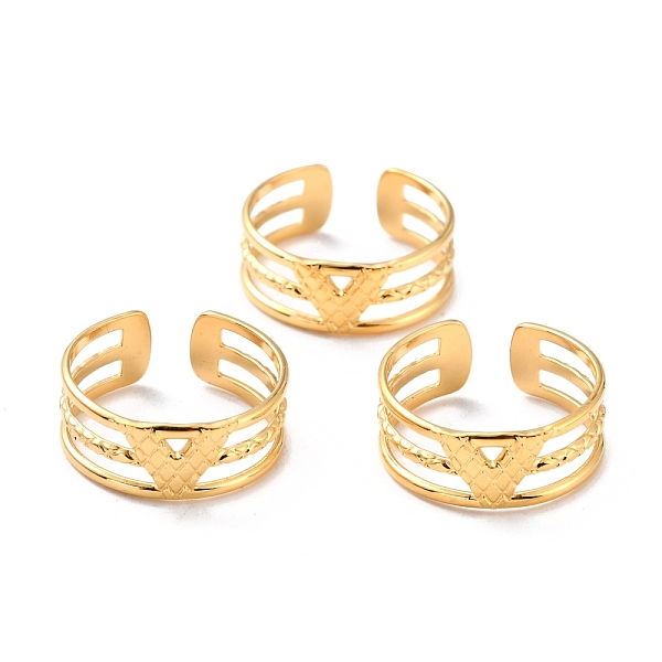 PandaHall Ion Plating(IP) Unisex 304 Stainless Steel Wide Band Finger Rings, Long-Lasting Plated, Letter V, Golden, US Size 9(18.9mm), 8mm...
PandaHall Ion Plating(IP) Unisex 304 Stainless Steel Wide Band Finger Rings, Long-Lasting Plated, Letter V, Golden, US Size 9(18.9mm), 8mm...