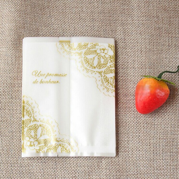PandaHall Frosted Cookie Candy Bread Packaging Bags, Golden lace, Gold, 11.5x9cm, Unilateral Thickness: 0.045mm, about 45~50pcs/bag Plastic...
PandaHall Frosted Cookie Candy Bread Packaging Bags, Golden lace, Gold, 11.5x9cm, Unilateral Thickness: 0.045mm, about 45~50pcs/bag Plastic...