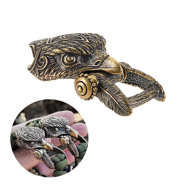 PandaHall arricraft Brass Bracelet Clasp, Eagle Buckle Keychain Bracelet Charm Connectors, Eagle Animal Charms for Keyring Necklace Braided...
PandaHall arricraft Brass Bracelet Clasp, Eagle Buckle Keychain Bracelet Charm Connectors, Eagle Animal Charms for Keyring Necklace Braided...