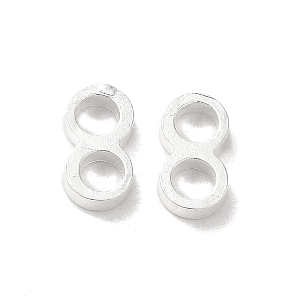 PandaHall Brass Linking Rings, Number 8 Connector, 925 Sterling Silver Plated, 4x8x1.8mm, Inner Diameter: 2.8mm Brass Number
PandaHall Brass Linking Rings, Number 8 Connector, 925 Sterling Silver Plated, 4x8x1.8mm, Inner Diameter: 2.8mm Brass Number