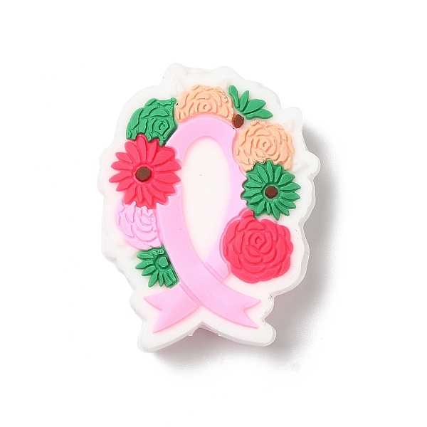 PandaHall Pink Ribbon Silicone Beads, Silicone Teething Beads, Colorful Wreath Flowers Cancer Awareness Ribbon, Pearl Pink, 31x23x28x8mm...
PandaHall Pink Ribbon Silicone Beads, Silicone Teething Beads, Colorful Wreath Flowers Cancer Awareness Ribbon, Pearl Pink, 31x23x28x8mm...