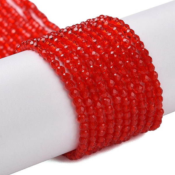PandaHall Transparent Glass Beads Strands, Faceted Round, Red, 2mm, Hole: 0.8mm, about 175pcs/strand, 14.06~14.17 inch(35.7~36cm) Glass...
PandaHall Transparent Glass Beads Strands, Faceted Round, Red, 2mm, Hole: 0.8mm, about 175pcs/strand, 14.06~14.17 inch(35.7~36cm) Glass...