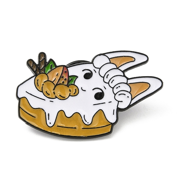 PandaHall Alloy Enamel Pins, Food Brooches for Women, Electrophoresis Black, Rabbit Cake, 21x32x1.5mm Alloy+Enamel Rabbit Brown
PandaHall Alloy Enamel Pins, Food Brooches for Women, Electrophoresis Black, Rabbit Cake, 21x32x1.5mm Alloy+Enamel Rabbit Brown