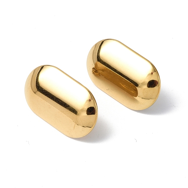 PandaHall Ion Plating(IP) 304 Stainless Steel Stud Earring Findings, with Vertical Loops and Ear Nuts, Oval, Real 18K Gold Plated...
PandaHall Ion Plating(IP) 304 Stainless Steel Stud Earring Findings, with Vertical Loops and Ear Nuts, Oval, Real 18K Gold Plated...