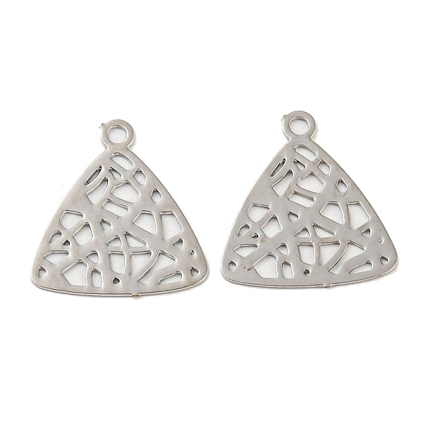 PandaHall Brass Etched Metal Embellishments Charms, Long-Lasting Plated, Triangle with Hollow Out, Platinum, 13x12x0.3mm, Hole: 1mm Brass...
PandaHall Brass Etched Metal Embellishments Charms, Long-Lasting Plated, Triangle with Hollow Out, Platinum, 13x12x0.3mm, Hole: 1mm Brass...