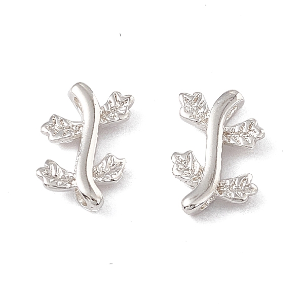 PandaHall Brass Connector Charms, Cadmium Free & Lead Free, Leaf Links, 925 Sterling Silver Plated, 10x6x1.5mm, Hole: 1mm Brass Leaf
PandaHall Brass Connector Charms, Cadmium Free & Lead Free, Leaf Links, 925 Sterling Silver Plated, 10x6x1.5mm, Hole: 1mm Brass Leaf