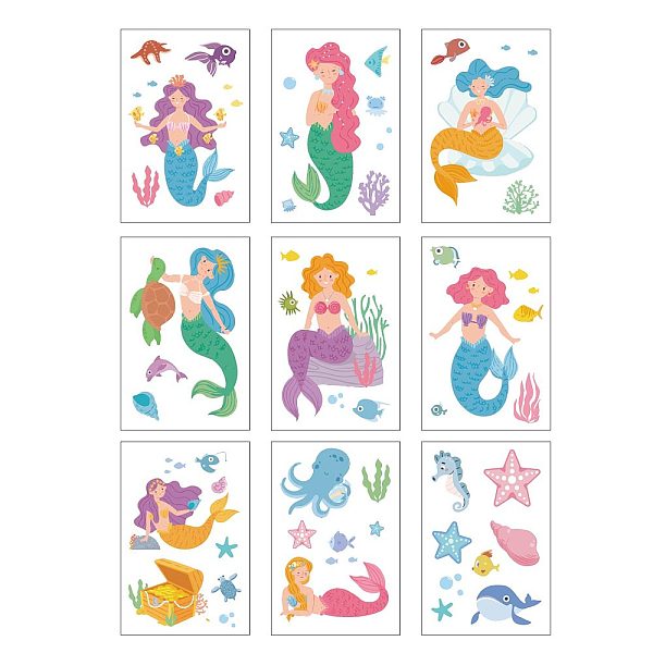 PandaHall PVC Window Sticker, for Window or Stairway Home Decoration, Rectangle, Mermaid Pattern, 300x195mm PVC Mermaid
PandaHall PVC Window Sticker, for Window or Stairway Home Decoration, Rectangle, Mermaid Pattern, 300x195mm PVC Mermaid