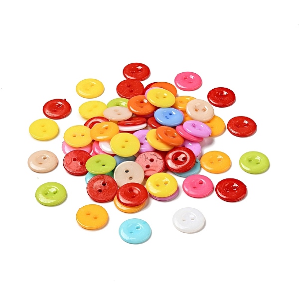 PandaHall Acrylic Sewing Buttons for Costume Design, Plastic Buttons, 2-Hole, Dyed, Flat Round, Mixed Color, 15x2mm, Hole: 1mm Acrylic Flat..., Multicolor
PandaHall Acrylic Sewing Buttons for Costume Design, Plastic Buttons, 2-Hole, Dyed, Flat Round, Mixed Color, 15x2mm, Hole: 1mm Acrylic Flat..., Multicolor