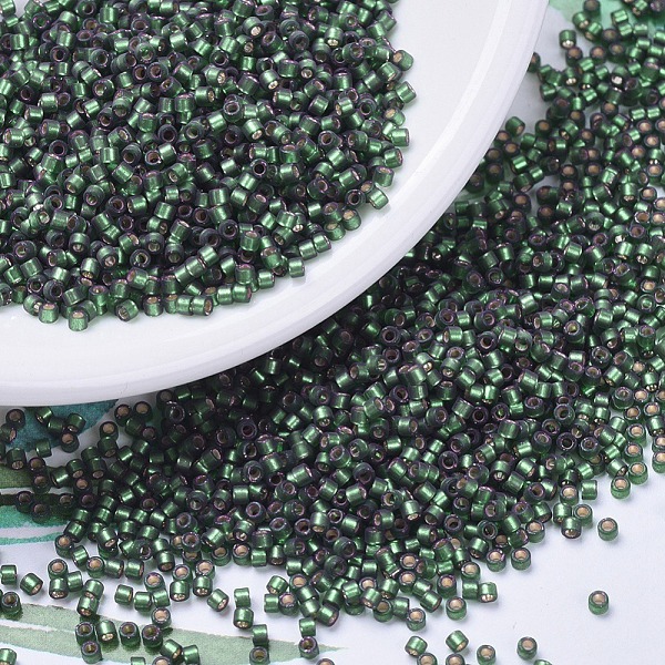 PandaHall MIYUKI Delica Beads, Cylinder, Japanese Seed Beads, 11/0, (DB0690) Dyed Semi-Frosted Silver Lined Leaf Green, 1.3x1.6mm, Hole...
PandaHall MIYUKI Delica Beads, Cylinder, Japanese Seed Beads, 11/0, (DB0690) Dyed Semi-Frosted Silver Lined Leaf Green, 1.3x1.6mm, Hole...