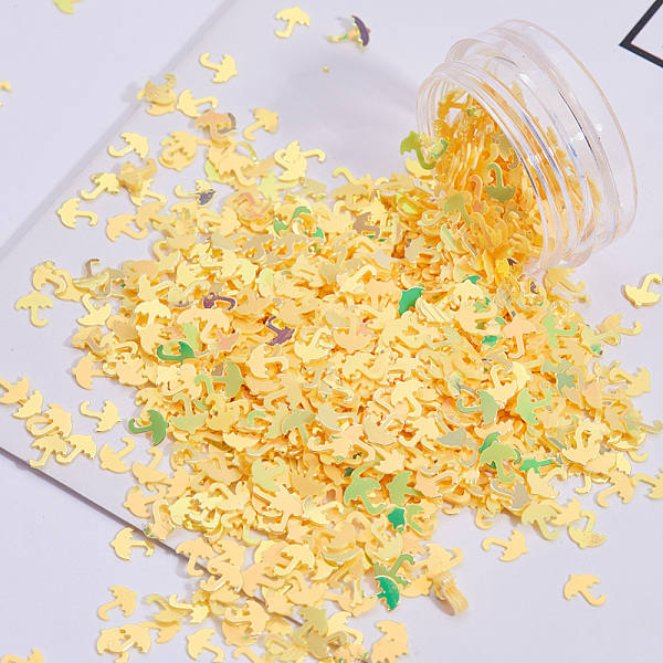 PandaHall Shining Nail Art Glitter, Manicure Sequins, DIY Sparkly Paillette Tips Nail, Umbrella, Yellow, 5x4x0.3mm, 1g/box Plastic Umbrella...
PandaHall Shining Nail Art Glitter, Manicure Sequins, DIY Sparkly Paillette Tips Nail, Umbrella, Yellow, 5x4x0.3mm, 1g/box Plastic Umbrella...
