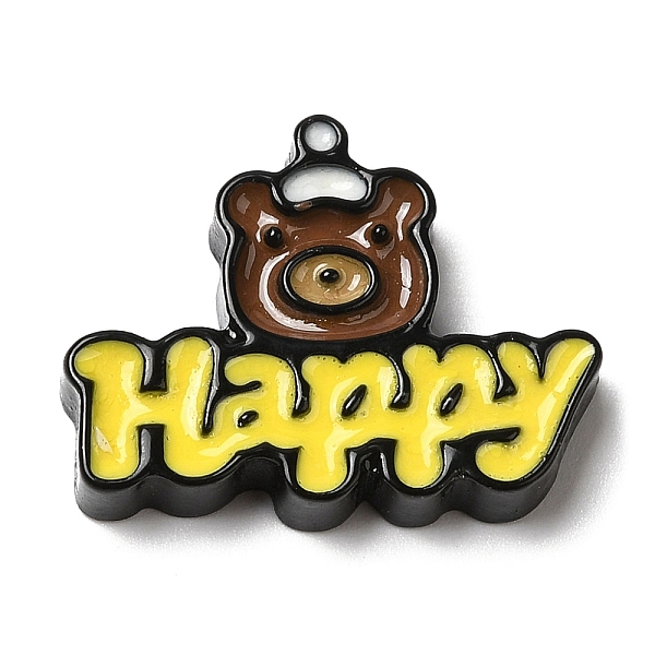 PandaHall Christmas Opaque Resin Cabochons, Word Happy with Bear, Yellow, 22x28.5x5mm Resin Word Yellow
PandaHall Christmas Opaque Resin Cabochons, Word Happy with Bear, Yellow, 22x28.5x5mm Resin Word Yellow