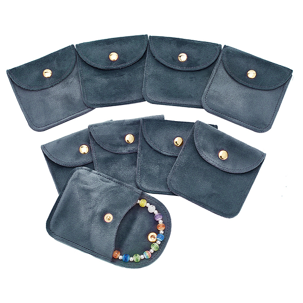PandaHall 20 Pcs Velvet Jewelry Pouches with Snap Button, Gray Color Velvet Jewelry Storage Bags Luxury Gift Bag for Candy Gift and Jewelry...
PandaHall 20 Pcs Velvet Jewelry Pouches with Snap Button, Gray Color Velvet Jewelry Storage Bags Luxury Gift Bag for Candy Gift and Jewelry...