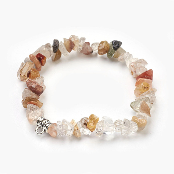 PandaHall Natural Rutilated Quartz Beads Stretch Bracelets, with Alloy Findings, Chip, 1-3/4 inch(4.5cm) Rutilated Quartz
PandaHall Natural Rutilated Quartz Beads Stretch Bracelets, with Alloy Findings, Chip, 1-3/4 inch(4.5cm) Rutilated Quartz