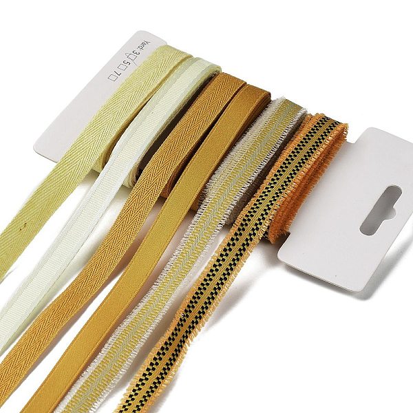 PandaHall 18 Yards 6 Styles Polyester Ribbon, for DIY Handmade Craft, Hair Bowknots and Gift Decoration, Yellow Color Palette, Goldenrod..., Gold
PandaHall 18 Yards 6 Styles Polyester Ribbon, for DIY Handmade Craft, Hair Bowknots and Gift Decoration, Yellow Color Palette, Goldenrod..., Gold