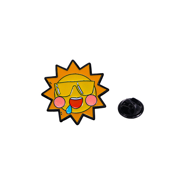 PandaHall Alloy Enamel Badge Pins, Summer Beach Vacation Leisure Brooch, Clothes Decorations Bag Accessories, Sun, 30x28mm Alloy+Enamel Sun
PandaHall Alloy Enamel Badge Pins, Summer Beach Vacation Leisure Brooch, Clothes Decorations Bag Accessories, Sun, 30x28mm Alloy+Enamel Sun