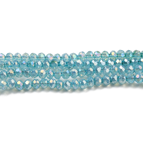 PandaHall Transparent Baking Painted Glass Beads Strands, AB Color, Faceted, Round, Medium Turquoise, 2.5x2mm, Hole: 0.7mm, about...
PandaHall Transparent Baking Painted Glass Beads Strands, AB Color, Faceted, Round, Medium Turquoise, 2.5x2mm, Hole: 0.7mm, about...