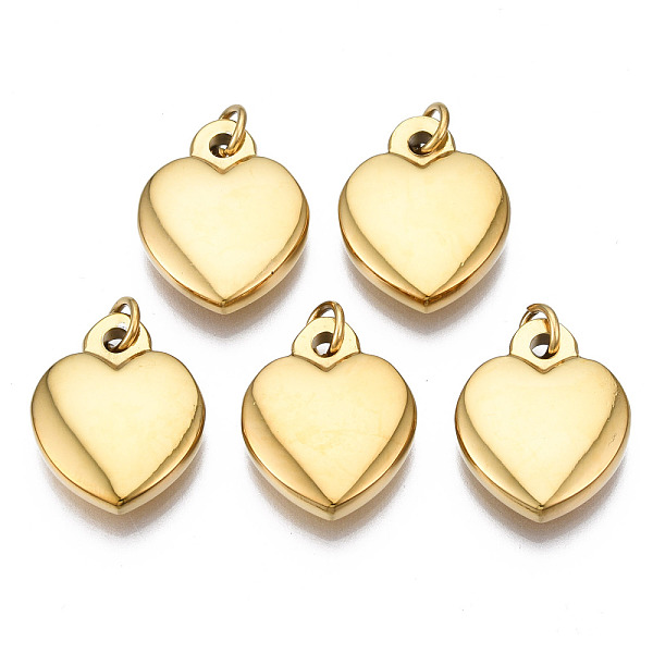 PandaHall 316 Surgical Stainless Steel Pendants, with Jump Rings, Heart, Real 14K Gold Plated, 17x14x4mm, Hole: 3mm, Jump Ring: 5x1mm, 3mm...
PandaHall 316 Surgical Stainless Steel Pendants, with Jump Rings, Heart, Real 14K Gold Plated, 17x14x4mm, Hole: 3mm, Jump Ring: 5x1mm, 3mm...