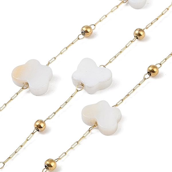 PandaHall Ion Plating(IP) 304 Stainless Steel Satellite Chains, with Spool and Butterfly Shell, Soldered, Real 18K Gold Plated, 7.5x10x2.5mm...
PandaHall Ion Plating(IP) 304 Stainless Steel Satellite Chains, with Spool and Butterfly Shell, Soldered, Real 18K Gold Plated, 7.5x10x2.5mm...